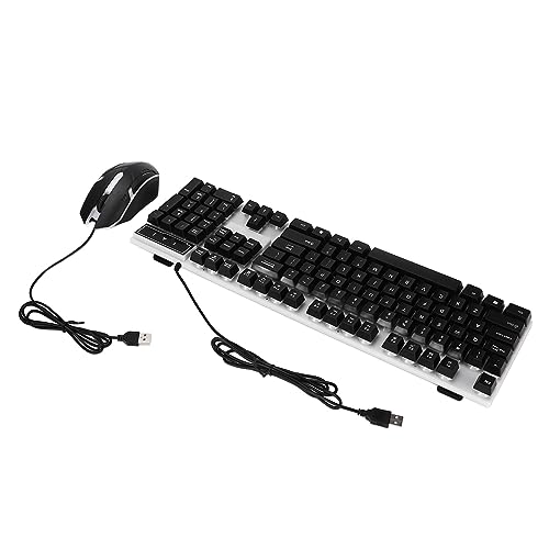 Teclado Gamer aqxreightged5t0apnq USB Ergonomico 104 Teclas miniatura 2