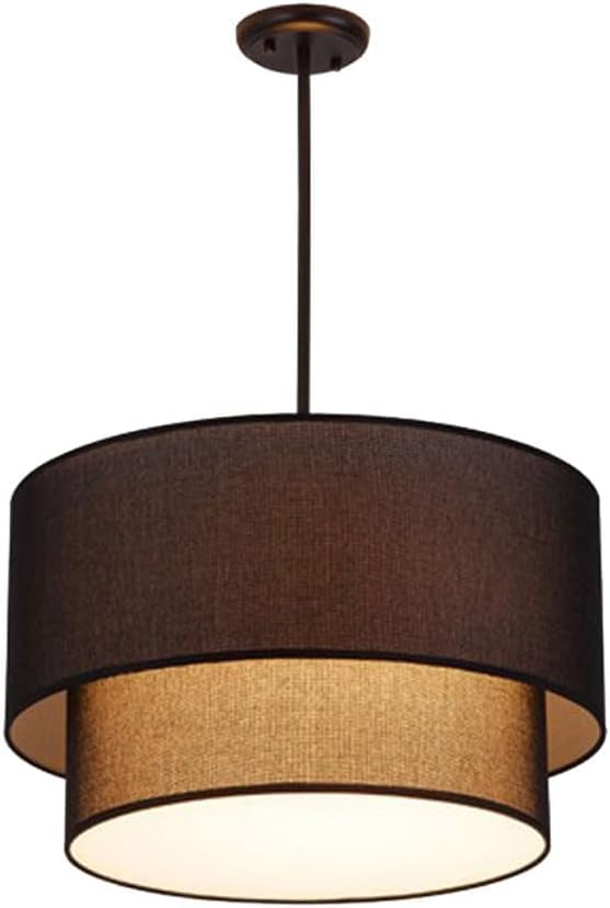 Lustre à LED style campagnard pour illuminer vos repas chaleureux en famille