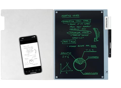 Noteorius Smart Notebook with Smart Pen & Folio