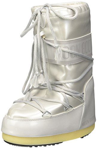 Moon-boot Vinil Met, Botas de Nieve Unisex Niños, Blanco (Bianco 002), 31...