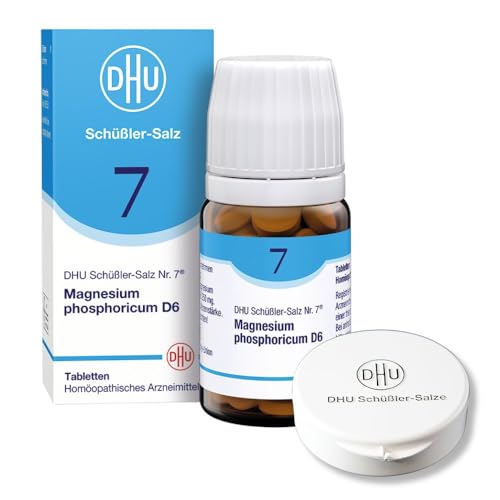 DHU Schüßler-Salz Nr. 7 Magnesium phosphoricum D6 Das Mineralsalz der Muskeln und Nerven das Original umweltfreundlich im Arzneiglas 80 St. Tabletten mit Tablettendöschen