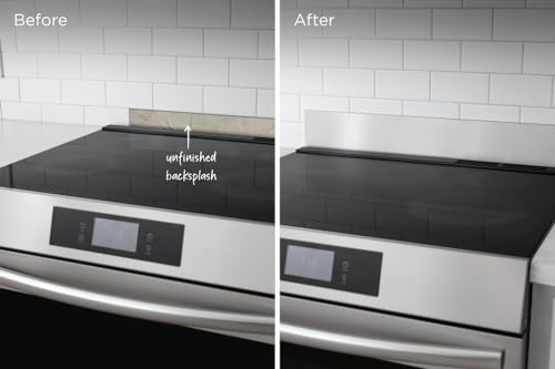 Frigidaire 11NBBKGDDS Front Control Range Backguard, Black Stainless - image 5