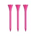 Wood Golf Tees, Neon Pink, 2.75" (200 Tees)