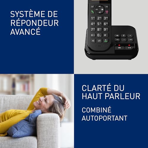 Téléphone Fixe Sans Fil Solo Kx tgc420frw Panasonic Le Téléphone Fixe - vue 7