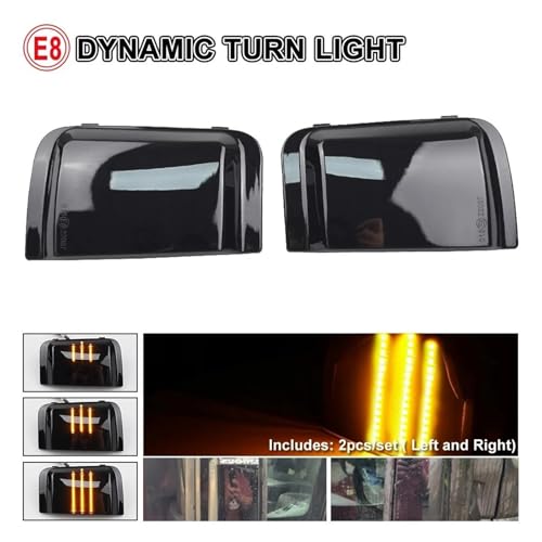 Intermitentes LED retrovisor Fiat Ducato 2006-2019 luz espejo dinámico 2
