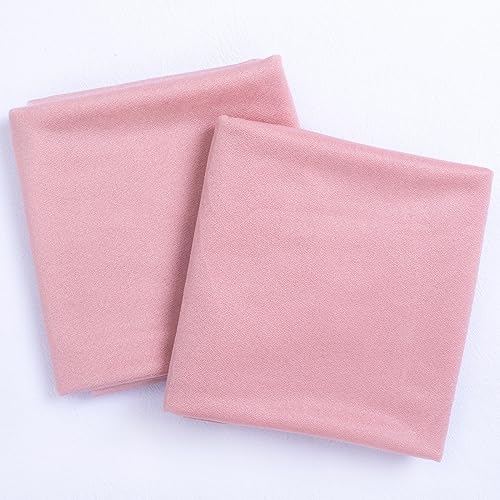 Image of Socomi Wedding Arch Draping Fabric 29 inch x 20Ft 2 Panels Dusty Rose Sheer Outdoor Curtain Drapes Extra Long for Bridal Baby Shower Ceremony Birthday Party Decor