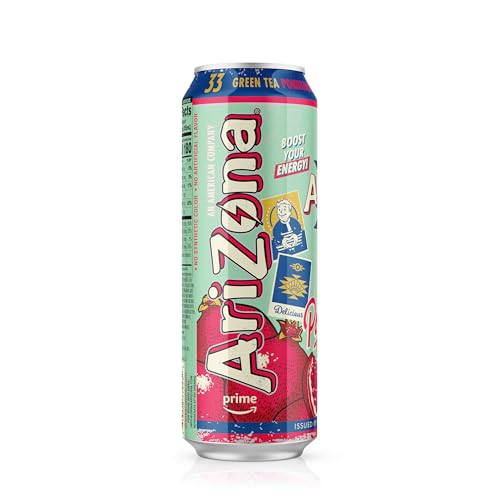 Image of AriZona x Fallout Energy Drink - Pomegranate Green Tea 22 fl oz (12 pack)