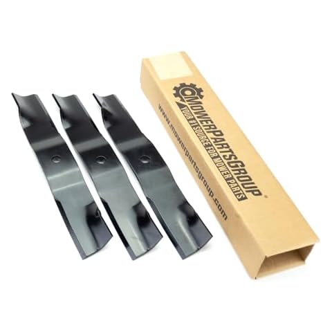 MowerPartsGroup (3) HD Blades Fits Bobcat with 48" Deck 03239 112111-01 32061A Cover