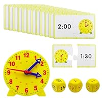 MIPIACE Lernuhr,Lernuhr Kinder,Uhr zum Lernen für Kinder,Uhr Lernen für ab 5.6.7.8 pädagogisches Spielzeug für Geschenke zur Einschulung Junge Mädchen