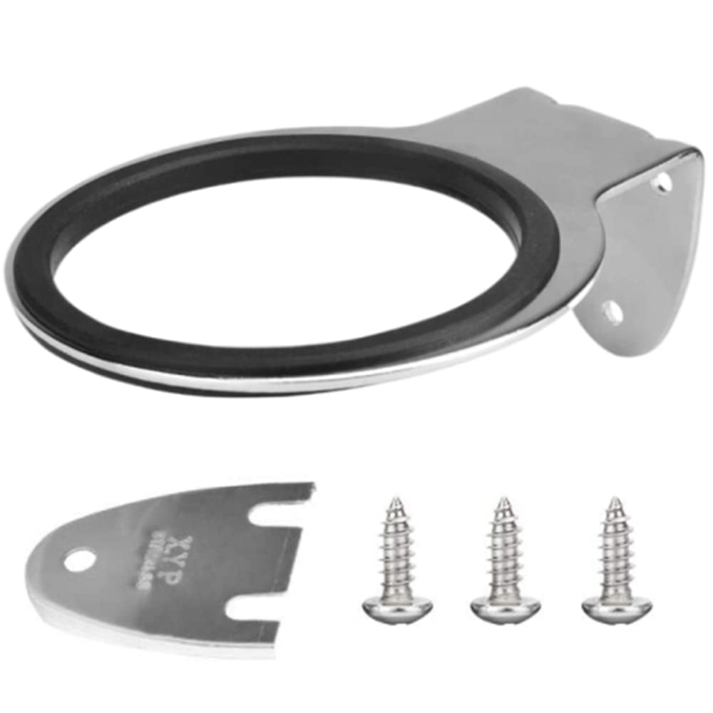 Porta Asciugacapelli Da Parete In Acciaio Inox - Supporto Per Phon Con Viti, Per Bagno O Camera - Foto 5