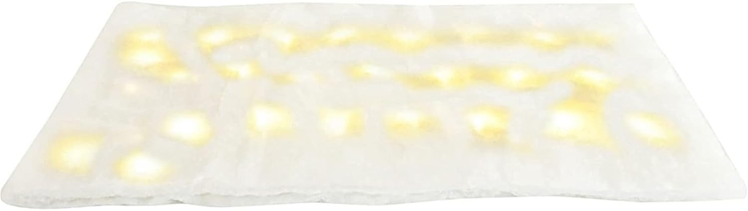 Christmas Decoration Simulation Snow Artificial Snow Cover Blanket with LED Light Christmas Village Snowflakes Backdrop Decor