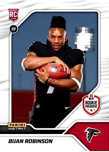 2023 Panini Instant Bijan Robinson RC #4-Rookie Premiere RPS Firs...