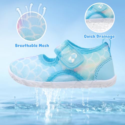 Image of Centipede Demon Toddler Water Shoes Boys Girls Swim Aqua Socks Barefoot Kids Water Sandals Quick Dry Breathable Lightweight for Beach Pool Waterpark