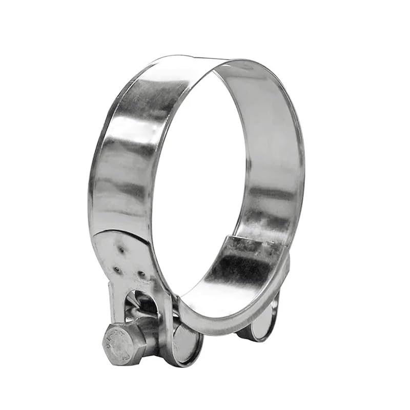 Abrazaderas de manguera ajustables de acero inoxidable 304 duraderas, Clips de tubería versátiles for tuberías de escape y agua, 1 ud.(201-213mm)