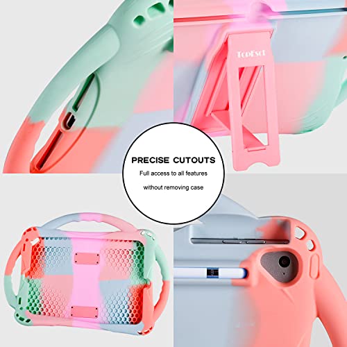 TopEsct Kids Case for iPad 6th/5th Gen, iPad Air/Air 2 & iPad Pro 9.7 inch, Built-in Handle Stand Comes with a Strap - Image 3