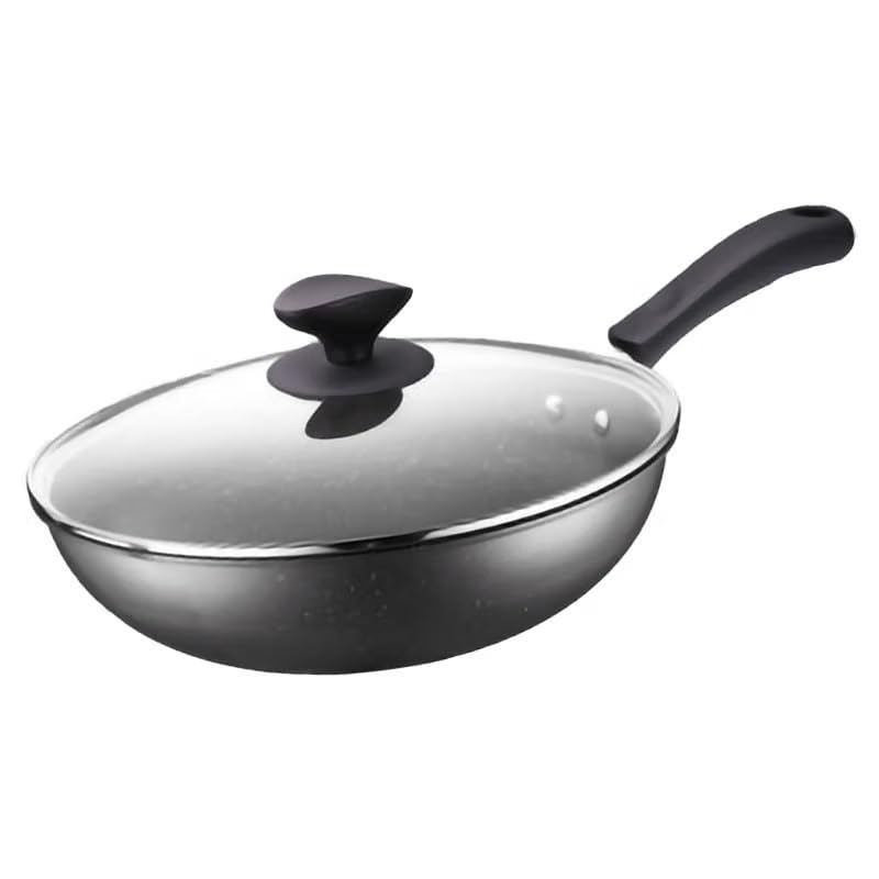 Wok chino sin recubrimiento con fondo redondo miniatura 2