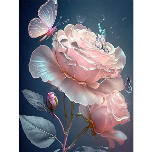 Broderie Diamant Papillon 5D DIY Kit pour Illuminer la Décoration de Votre Salon