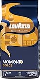 Lavazza, Momento Dolce, Café en Grains 1 kg, Idéal pour les Machines à Café Automatiques, avec Notes de Chocolat, Arabica et Robusta, Intensité 7/10, Torréfaction Moyenne