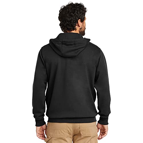 Carhartt Mens Rain Defender Paxton Heavyweight Hooded Sweatshirt Full Zip (Big & Tall) Fashion Hoodies, Black, 3X-Large Tall Us #TOP1
