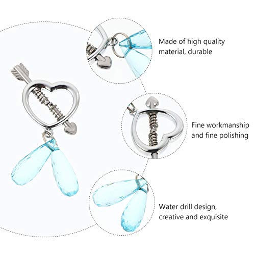 ARTIBETTER 1 par de Braçadeiras de Mamilo de Mama Clipe de Estimulação de Mama Brinquedos Brinquedos