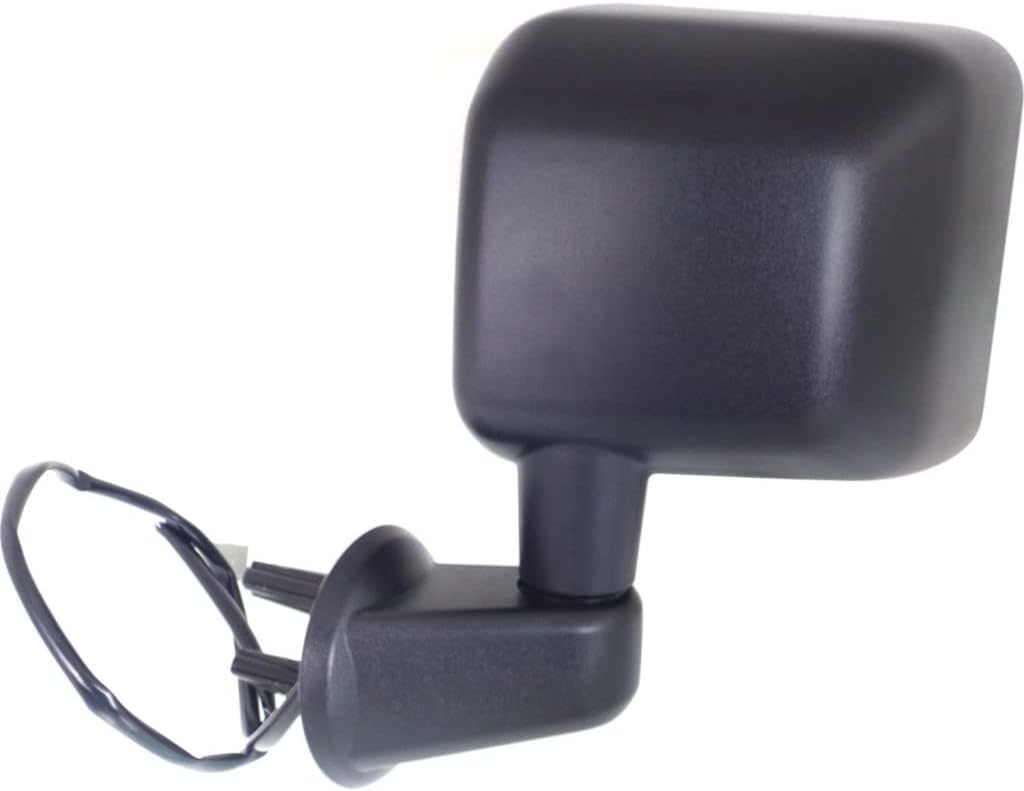 For Jeep Wrangler 2014 Door Mirror Driver Side | Power | Heated | Manual Folding | Textured | 68229611AA, 68125585AA | CH1320372