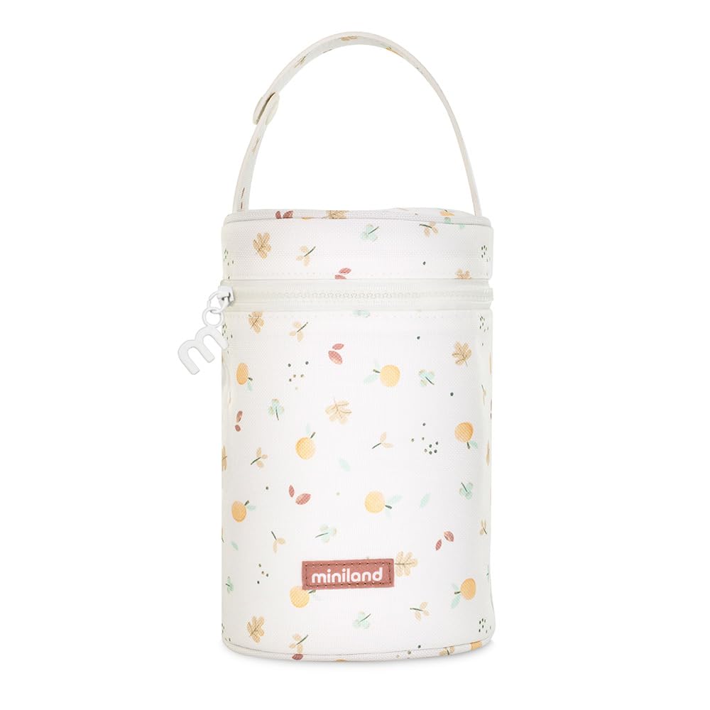 Miniland Thermibag Valencia 700 ml. Isothermal Bag with Handle for Hanging and Carrying Ideal Solid Food Thermo. Valencia Collection