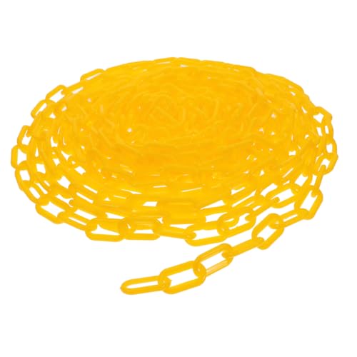 JECOMPRIS 10m Chaîne De Sécurité De Délimitation Chaîne Avertissante Pour Parking De Protection Visibilité