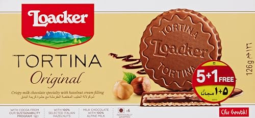 Loacker Tortina Original Wafers 21 grams Promo Pack of 6