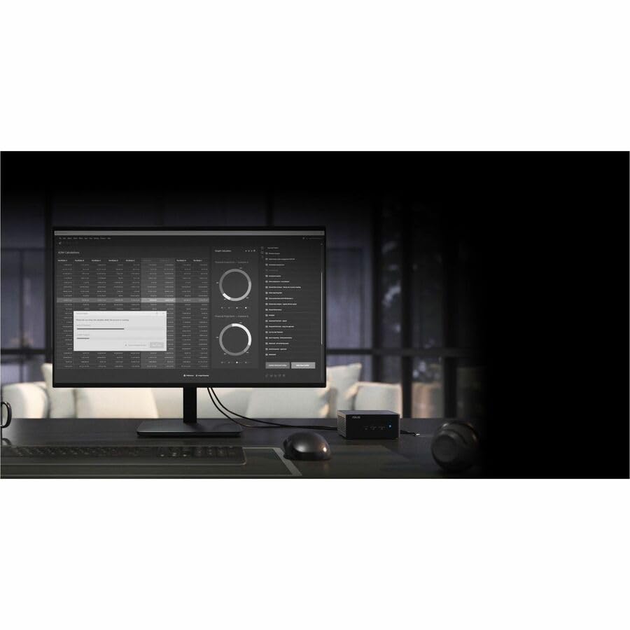 ASUS NUC 14 Pro Tall Barebone with Intel 14thGen Core Ultra 5 125H (NPU Support), up to 96GB DDR5 RAM, Triple Storage, Thunderbolt 4, Wi-Fi 6E & Bluetooth 5.3, Toolless Chassis Access, with VESA Mount