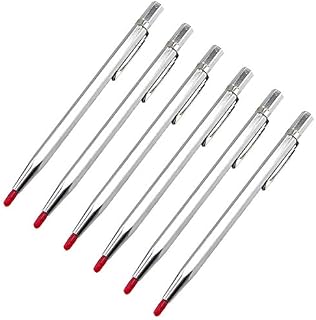 Tungsten Carbide Tip Scriber,Aluminium Etching Engraving Scriber Pen For Glass,Ceramics and Metal Sheet,Pack