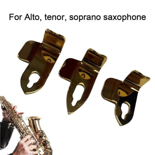 Clarinet Thumb Rest 10Pcs Saxophone Thumb Rest Support Hook Metal Finger Holds Thumb For Right Hand Alto Soprano Tenor for Clarinet oboe(S)