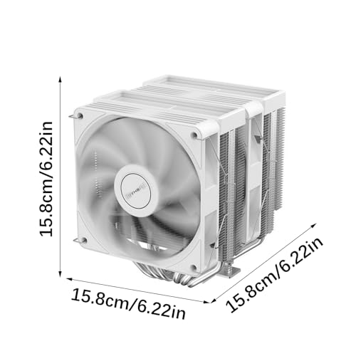 Enfriador de CPU para ordenador silencioso con ventilación de 120 mm 5