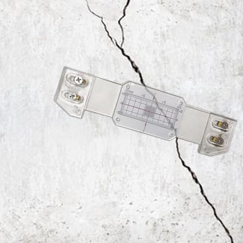 Monitor de grietas tell-tales para evitar daños estructurales con acrílico 8