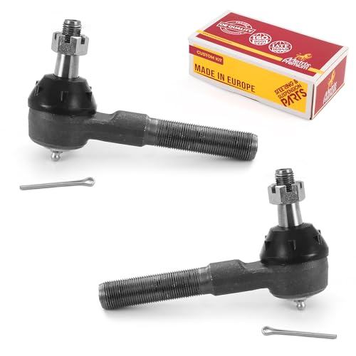 Metrix Premium Chassis Parts - Front Left & Right Outer Tie Rod End Kit Fits 80-96 Ford Bronco, 80-83 F-100, 80-96 F-150, 80-94 F-250 RWD, 88-97 F-350, 83-91 Ranger, ES2077RT, ES2078LT, Made in Europe