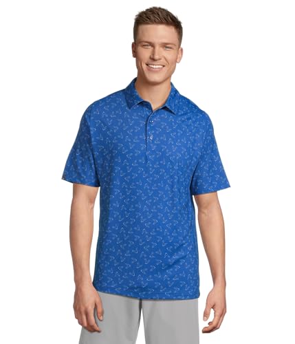 Polo imprimé Chev pour Homme Callaway, vêtement de golf élégant et confortable
