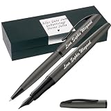 Pelikan Schreibset Fuellhalter & Kugelschreiber Jazz Noble Elegance Stone mit Gravur - quadratische Gravurflaeche