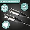 Stagg 20M / 66ft XLR to XLR Cable, 3-Pin Male to Female, Suitable for Microphone, PA System, Audio Mixer, Studio Monitors, Audio Recording #1
