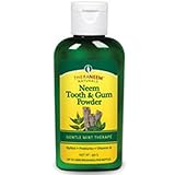 Neem Toothpowder, Mint 40 GRAMS by Organix South (Pack of 3)