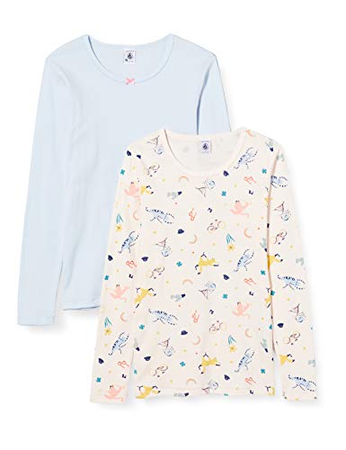  Petit Bateau 5683000 Chemise, Bleu + Rose/Mult...