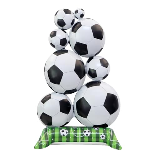 Mavouri Fußball Luftballon Stehend, XXL Luftballon Fussball Deko Geburtstag Kinder, Fußball Deko Geburtstag Folienballon Stehend, Luftballons Fussball für Sportveranstaltungen, Weltmeisterschaft 2026 Mavouri Fußball Luftballon Stehend, XXL Luftballon Fussball Deko Geburtstag Kinder, Fußball Deko Geburtstag Folienballon Stehend, Luftballons Fussball für Sportveranstaltungen, Weltmeisterschaft 2026
