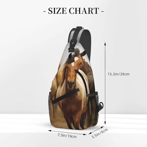Bolso Cruzado Many Horses para Hombre y Mujer miniatura 3