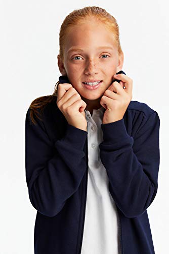 French Toast Girls' Short Sleeve Picot Collar Interlock Polo4