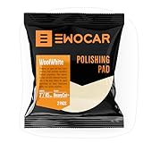 Ewocar WoolWhite 85mm Polierpad – Aggressives Wollpad für DA & Rotary Polierer – Ideal für Heavy Cut Schleifpasten – Hohe Abtragsleistung & gutes Finish – Langlebig & effizient - 2 STK
