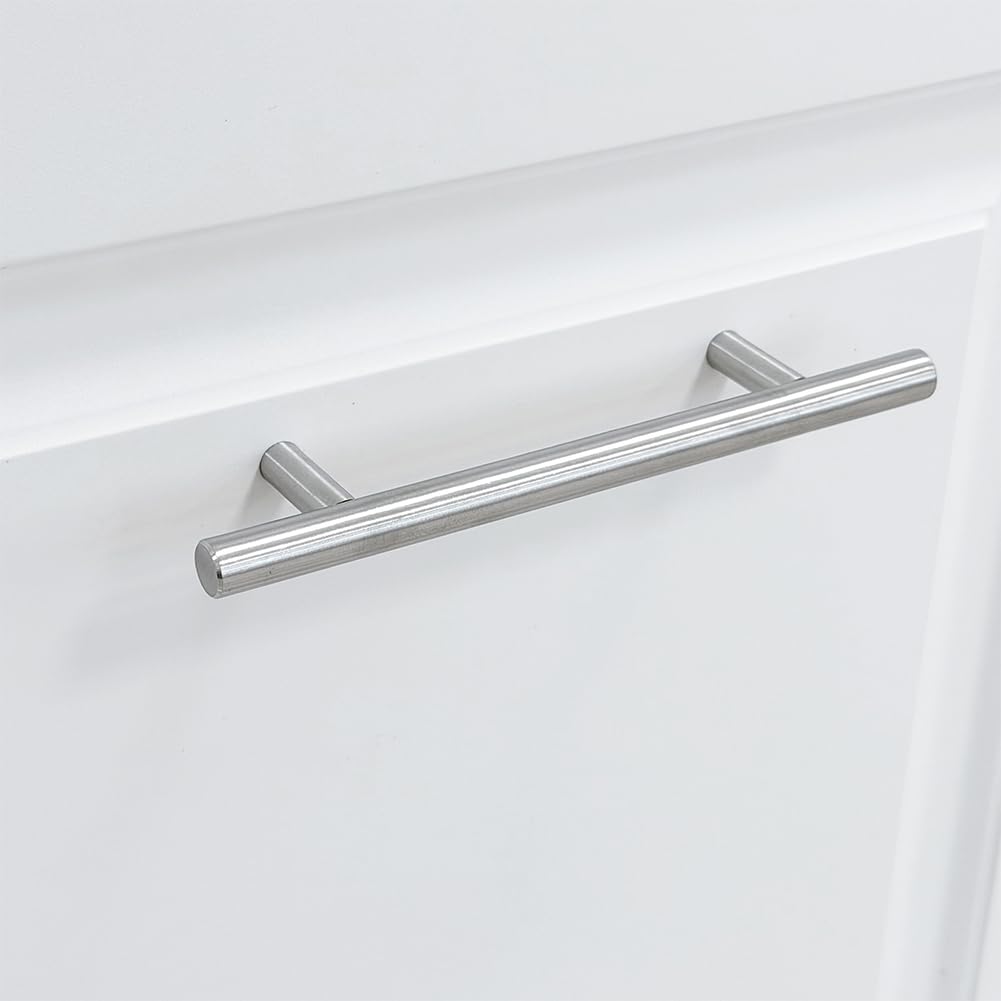 Shally Dogan Mobile Sottolavello Base per Cucina con Tre Ante Design Boiserie, Mobiletto Componibile con Struttura in Legno Robusta, Mobile Sotto Lavello, 120 x 50 x 85H cm (Bianco)