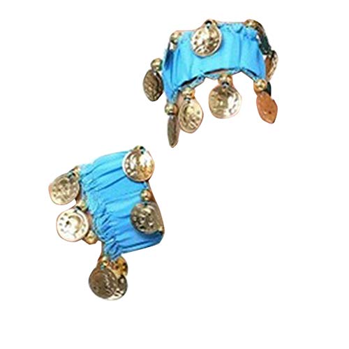 Bracelet De Poignet De Danse du Ventre Accessoires De Costume De Femmes Bleu Lac Taille Unique Cover