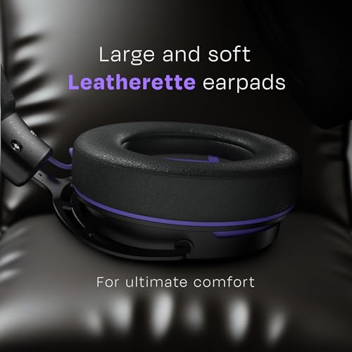 Kreo Beluga V2 Wired Gaming Headset, 50mm Oraphene Drivers, Duel Chamber, Flip to Mute Mic, Memory Foam Earpads, Lightweight Aluminum Huikt, PC,... - Image 6