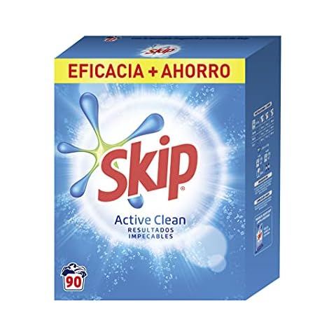 Detergente en Polvo Skip Active Clean 90 lavados Cover