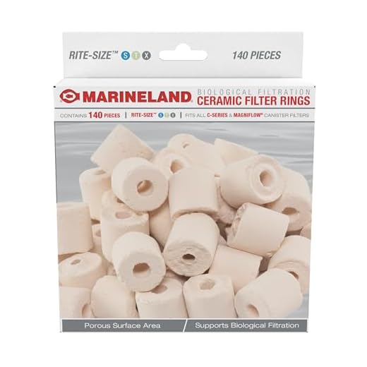 140 Count Ceramic Filter Rings for Aquariums