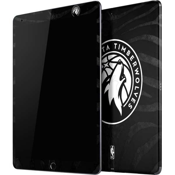 Skinit Decal Tablet Skin Compatible with iPad Air 2 - Officially Licensed NBA Minnesota Timberwolves Black Animal Print Design