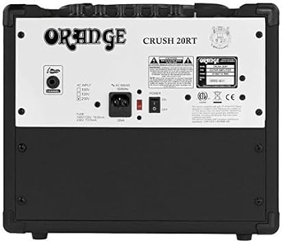 Orange Crush 20RT 20W 8 2-Channel Guitar Amplifier and Speaker Combo, Black